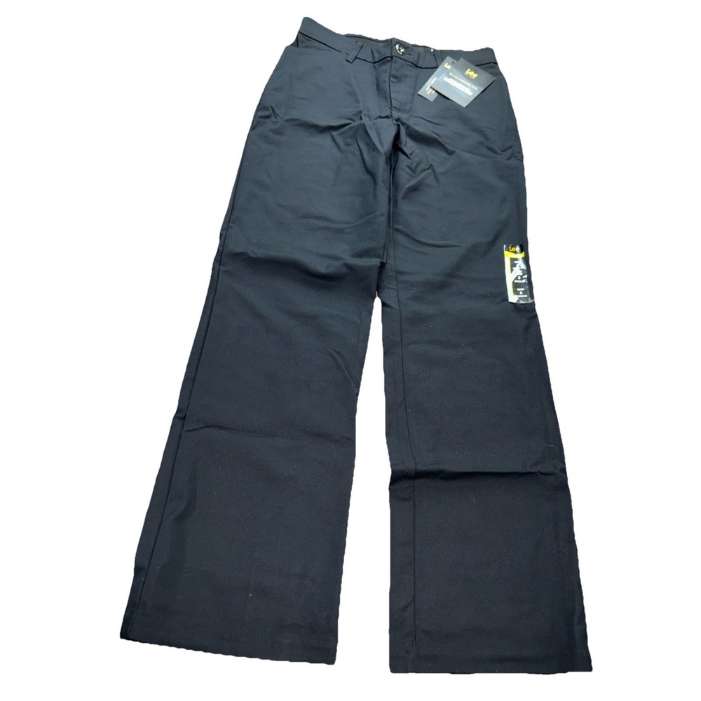 Lee Flex Motion women's trousers pants 8 Medium 30x30 Black Regular Fit